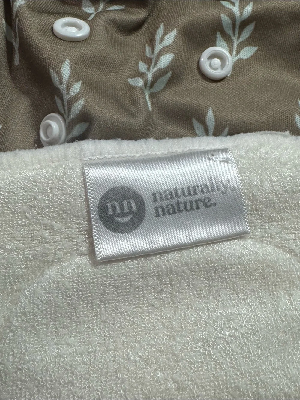 Lot of 3 Naturally Nature Cloth Diapers plus 3 Inserts One Size Prints